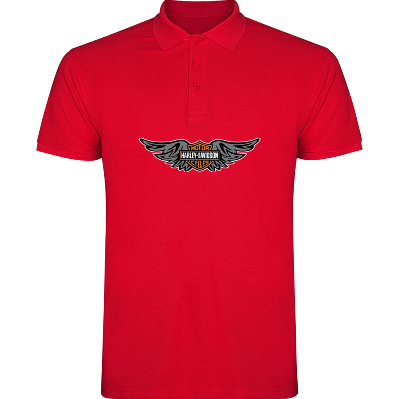 Tricou polo HARLEY DAVIDSON, Roșu