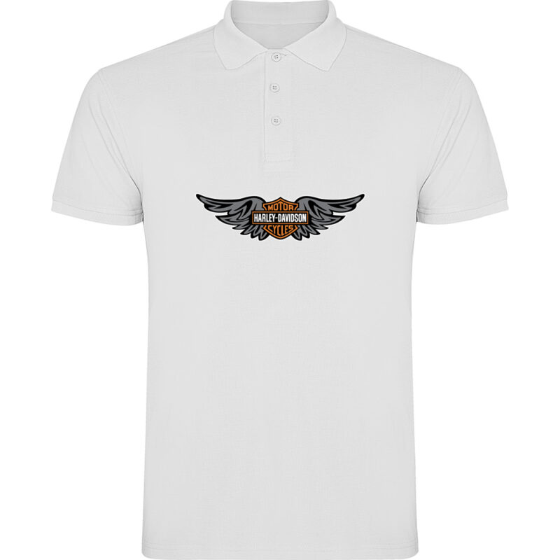 Tricou polo HARLEY DAVIDSON, Alb