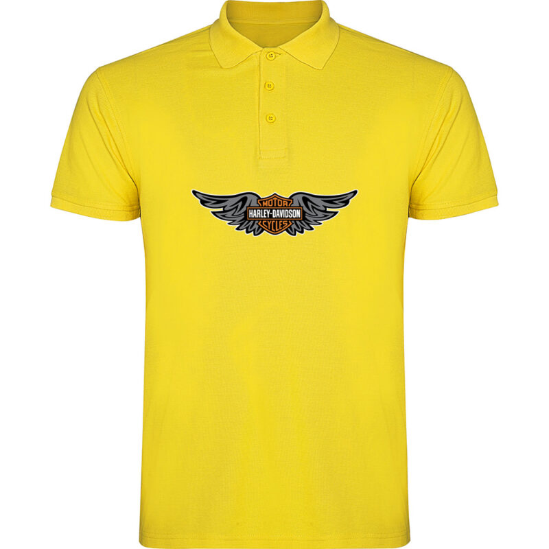 Tricou polo HARLEY DAVIDSON, Galben