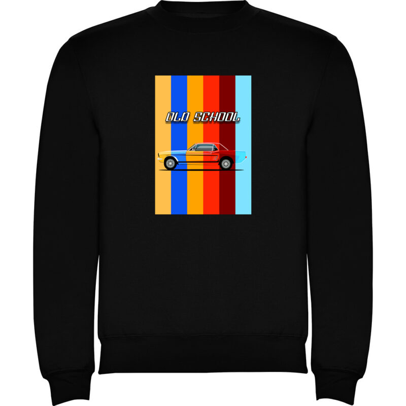 Pulover copii OLD SCHOOL CAR, Negru