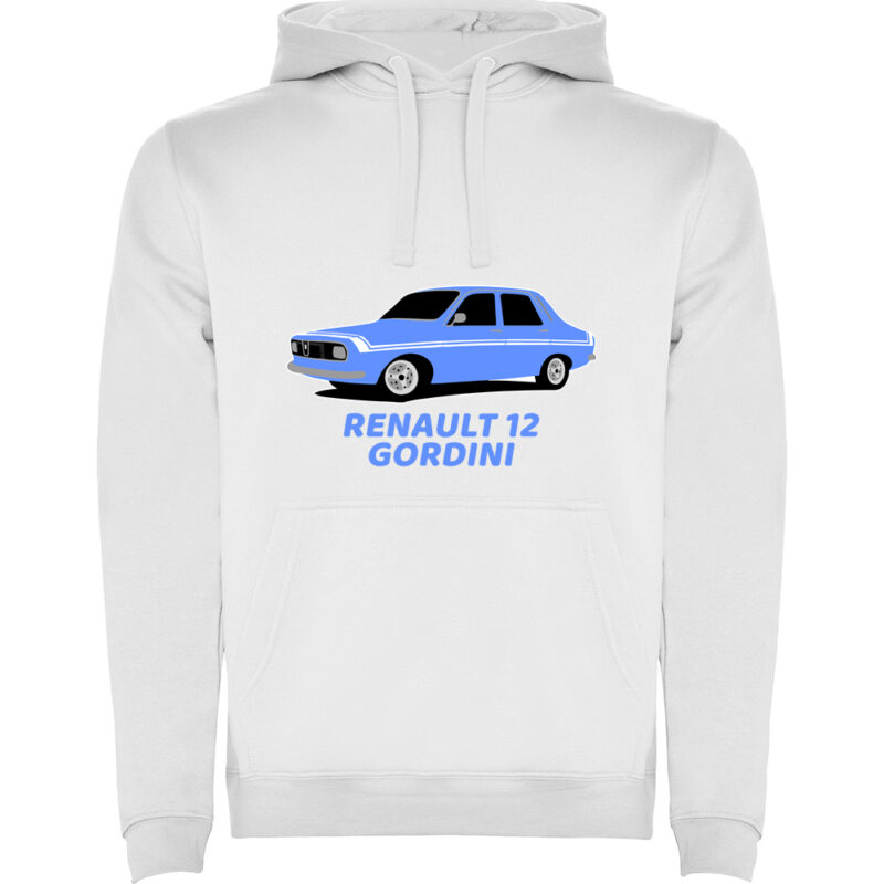 Hanorac copii RENAULT 12 GORDINI, Alb