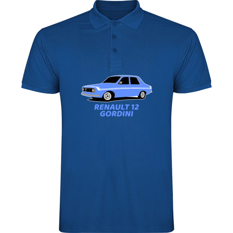 Tricou polo RENAULT 12 GORDINI, Albastru