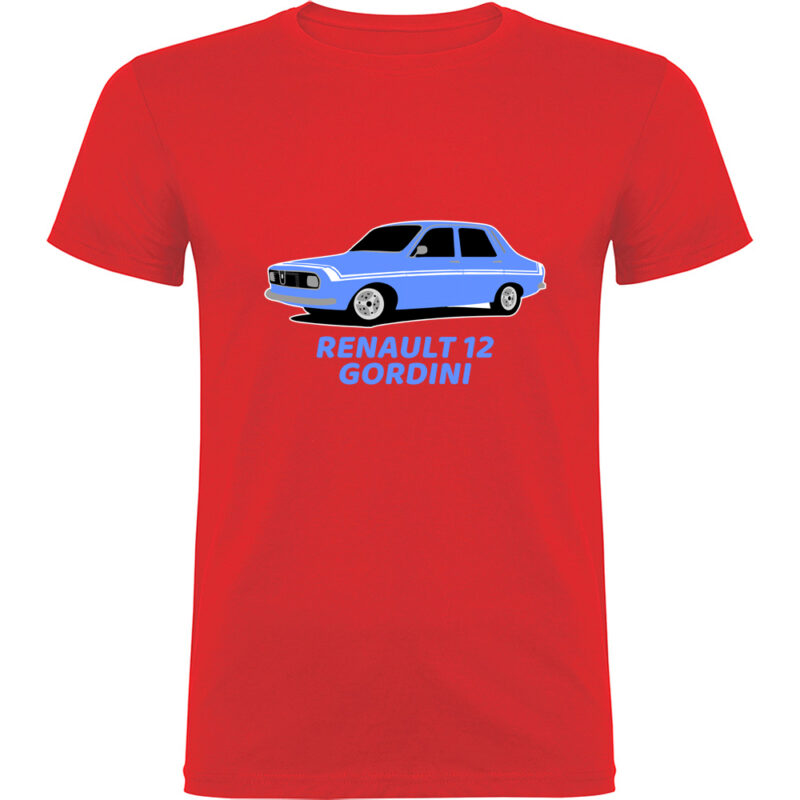 Tricou RENAULT 12 GORDINI, Roșu