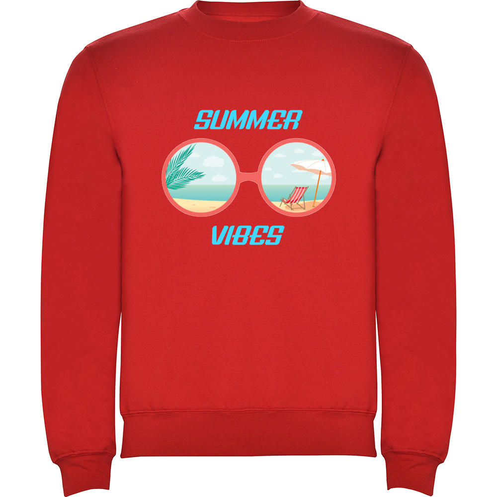 SUMMERVIBESMODEL2.PLV_.RED_.jpg Pulover SUMMER VIBES (MODEL 2), Roșu - imagine 1