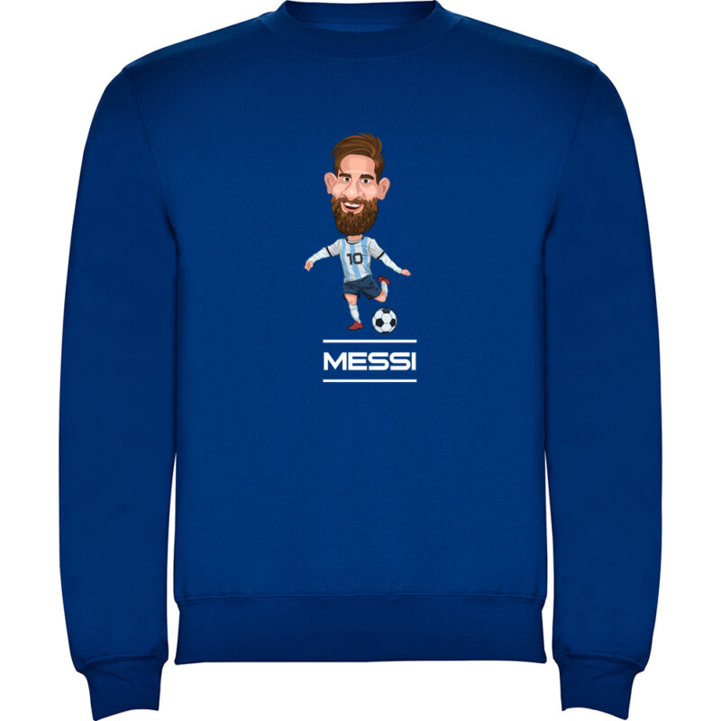Pulover CARICATURA MESSI, Albastru