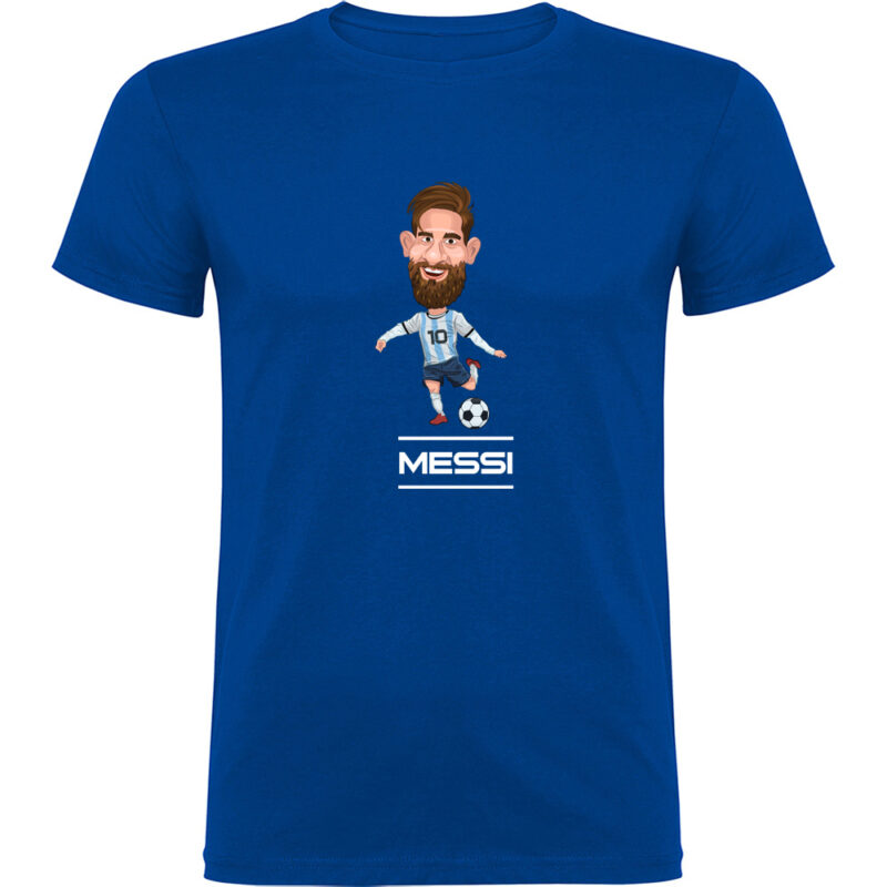 Tricou CARICATURA MESSI, Albastru