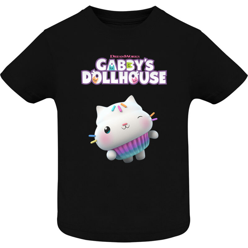 Tricou copii -CASA DE PAPUSI GABI (MODEL 1), Negru
