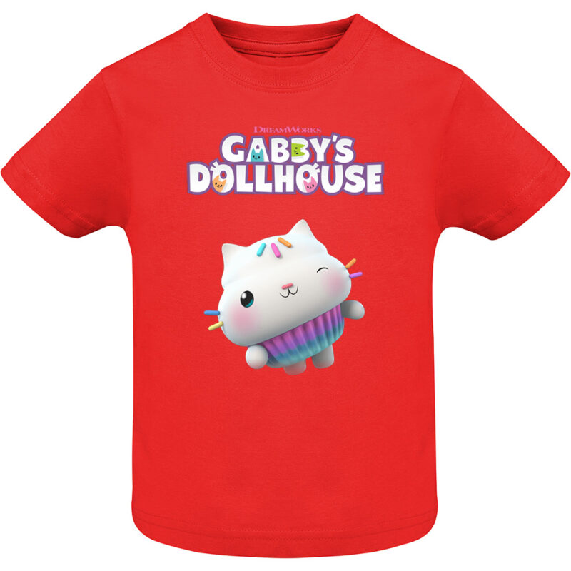 Tricou copii -CASA DE PAPUSI GABI (MODEL 1), Roșu