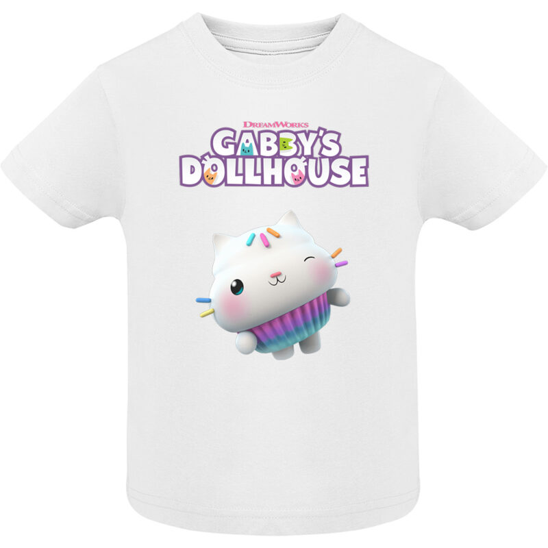 Tricou copii -CASA DE PAPUSI GABI (MODEL 1), Alb