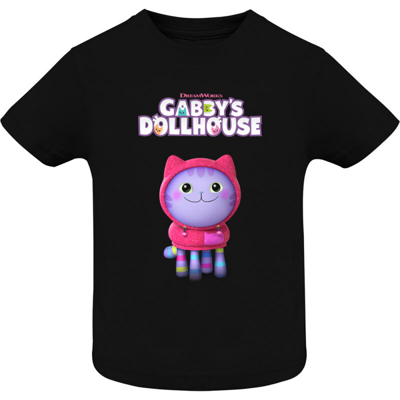 Tricou copii -CASA DE PAPUSI GABI (MODEL 3), Negru