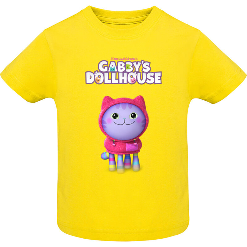 Tricou copii -CASA DE PAPUSI GABI (MODEL 3), Galben