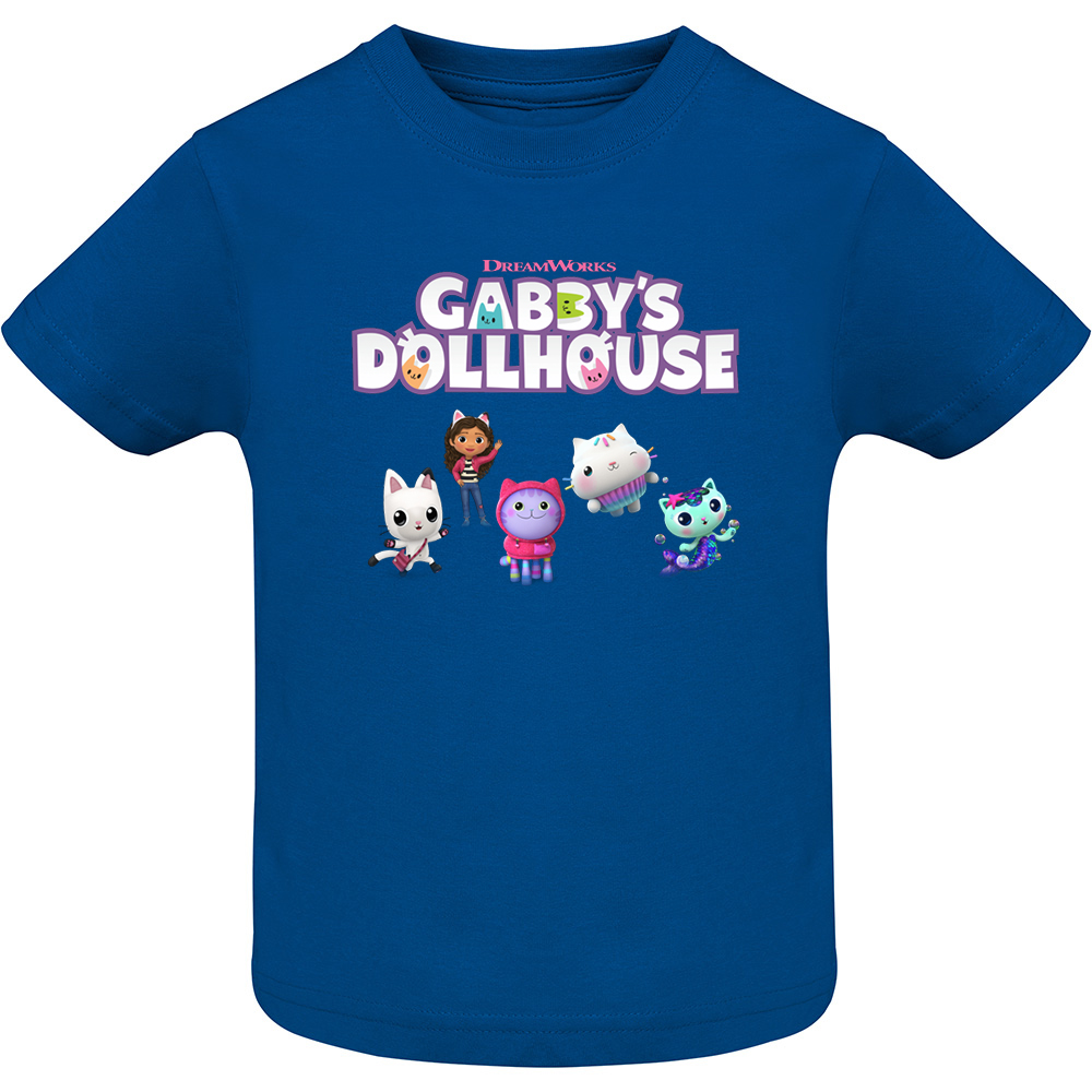 CASADEPAPUSIGABIMODEL4.TC-SS.BLU_.jpg Tricou copii -CASA DE PAPUSI GABI (MODEL 4), Albastru - imagine 1