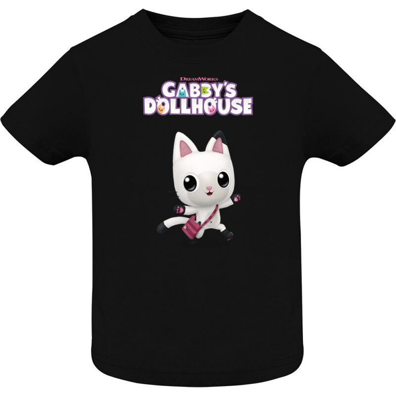 Tricou copii -CASA DE PAPUSI GABI (MODEL 5), Negru
