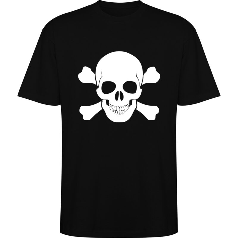 Tricou oversize CRANIU, Negru