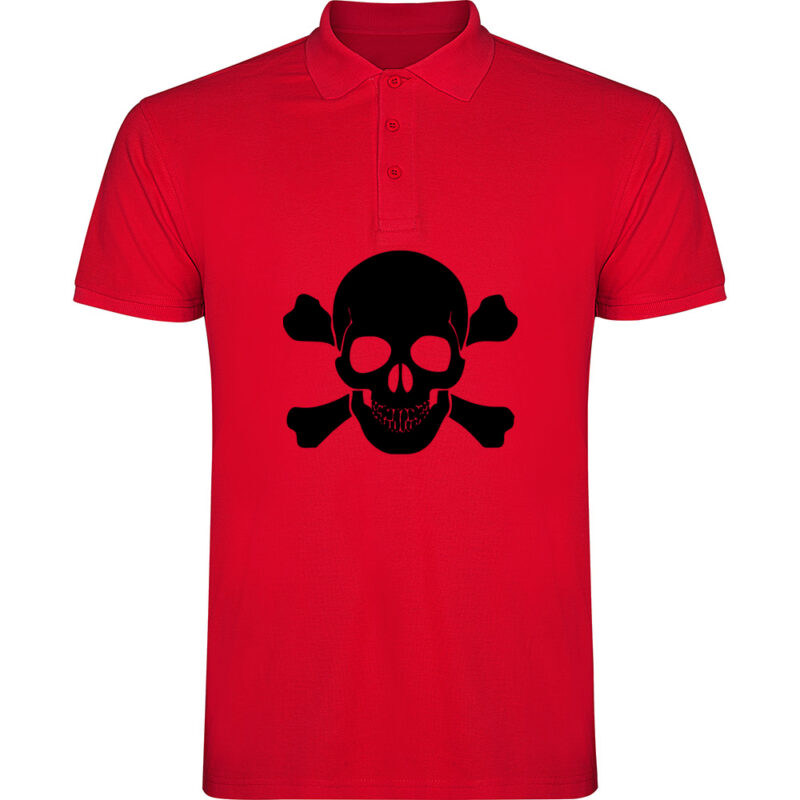 Tricou polo CRANIU, Roșu