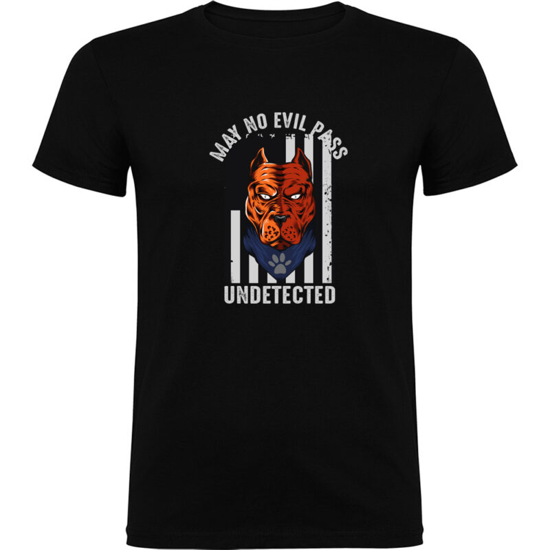 Tricou MAY NO EVIL PASS UNDETECTED, Negru