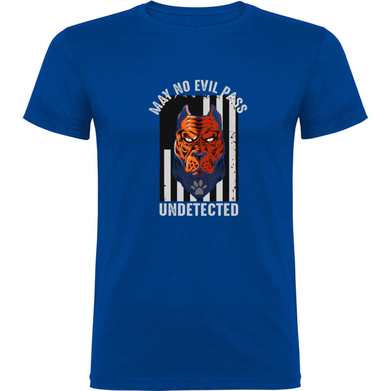 Tricou MAY NO EVIL PASS UNDETECTED, Albastru