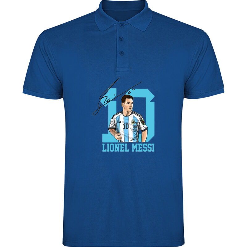 Tricou polo MESSI, Albastru