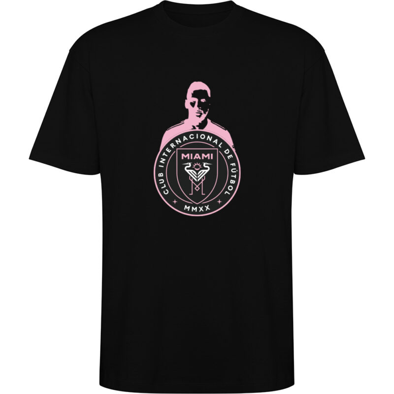 Tricou oversize MESSI INTER MIAMI, Negru