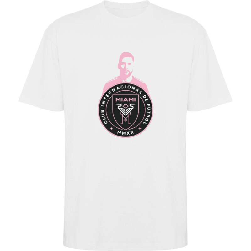 Tricou oversize MESSI INTER MIAMI, Alb
