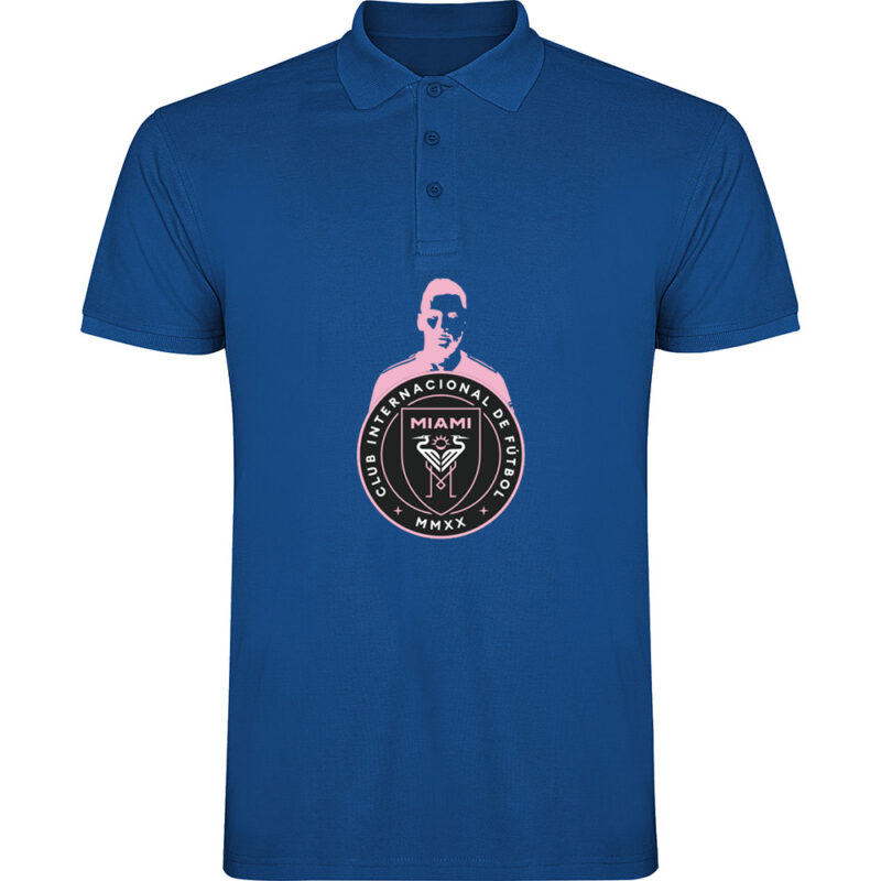Tricou polo MESSI INTER MIAMI, Albastru