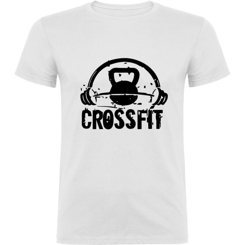 Tricou Crossfit, Alb
