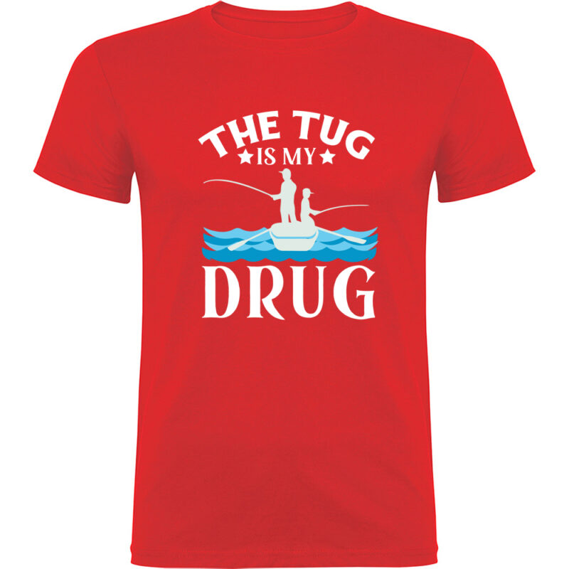 Tricou Pescuit (model 2), Roșu