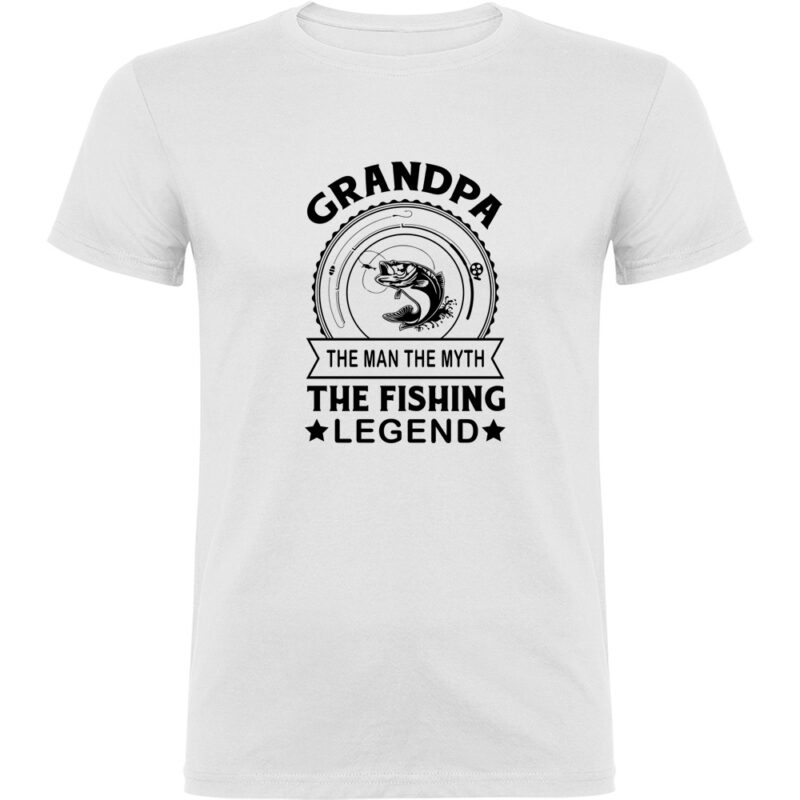 Tricou Pescuit (model 3), Alb